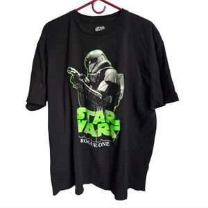 Star Wars Rogue One Black Tee Fifth Sun Men's Size 2X EUC
